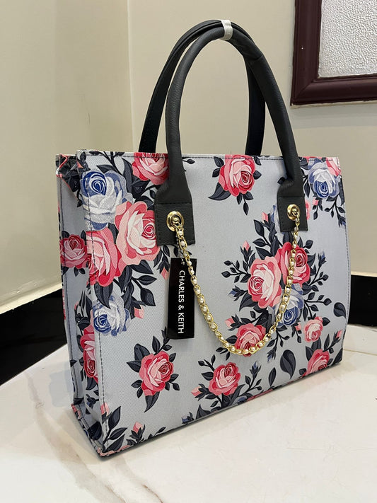 Floral Printed Handbag